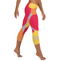 Clockwork hot punch Capri Leggings