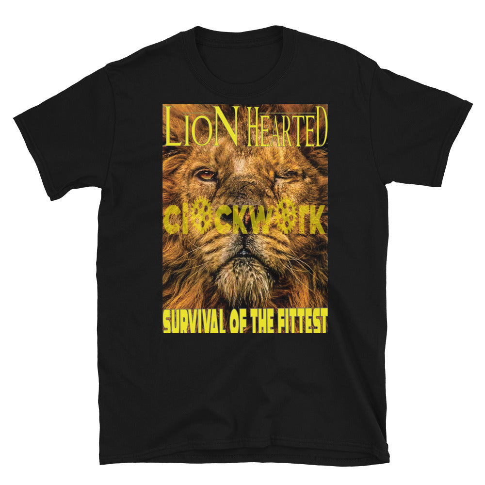Clockwork Lion Hearted Short-Sleeve Unisex T-Shirt