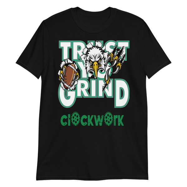 Trust Yo Grind Clockwork NFL Eagles 2 Short-Sleeve Unisex T-Shirt