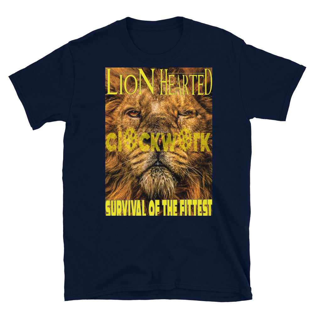 Clockwork Lion Hearted Short-Sleeve Unisex T-Shirt