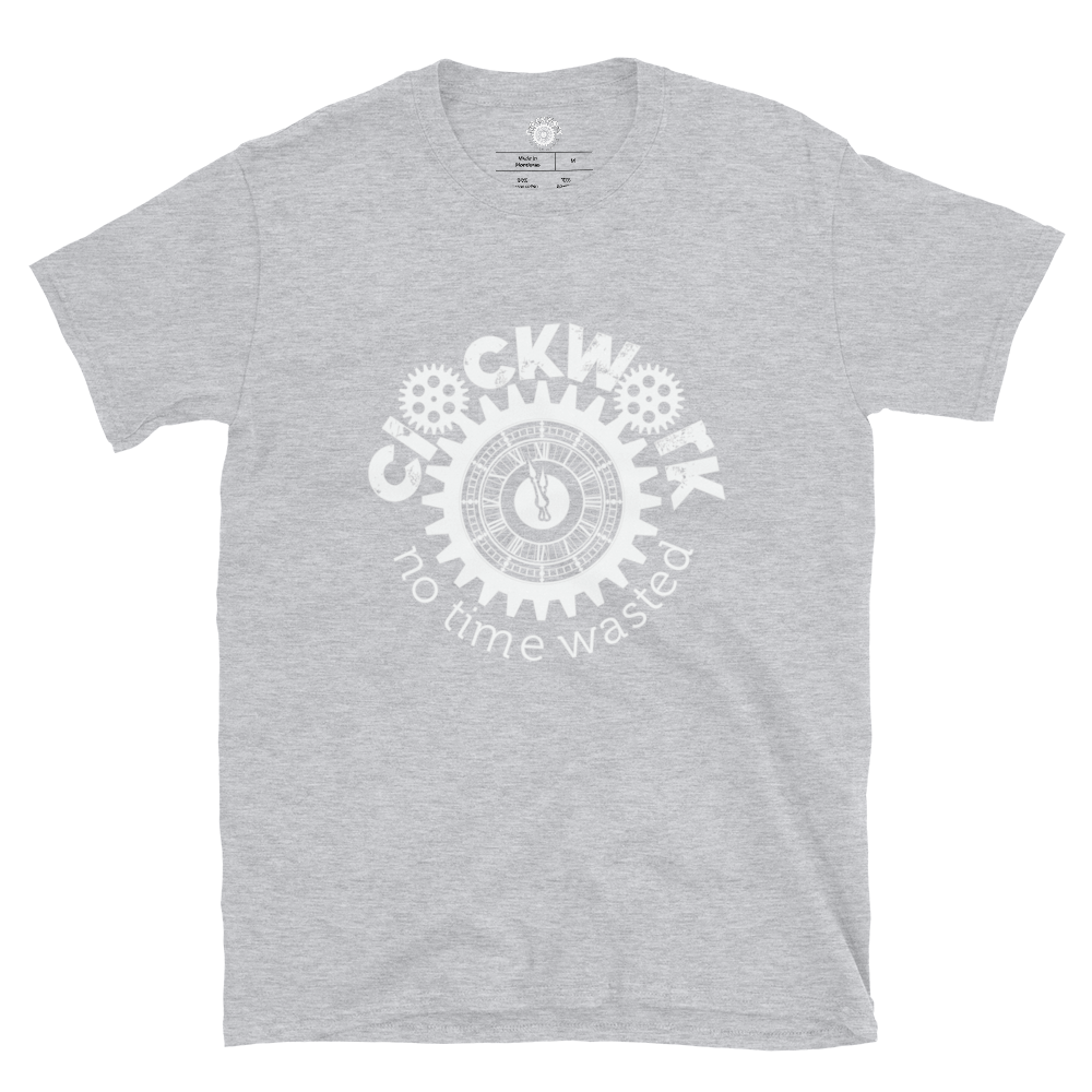 Clockwork White Logo Short-Sleeve Unisex T-Shirt