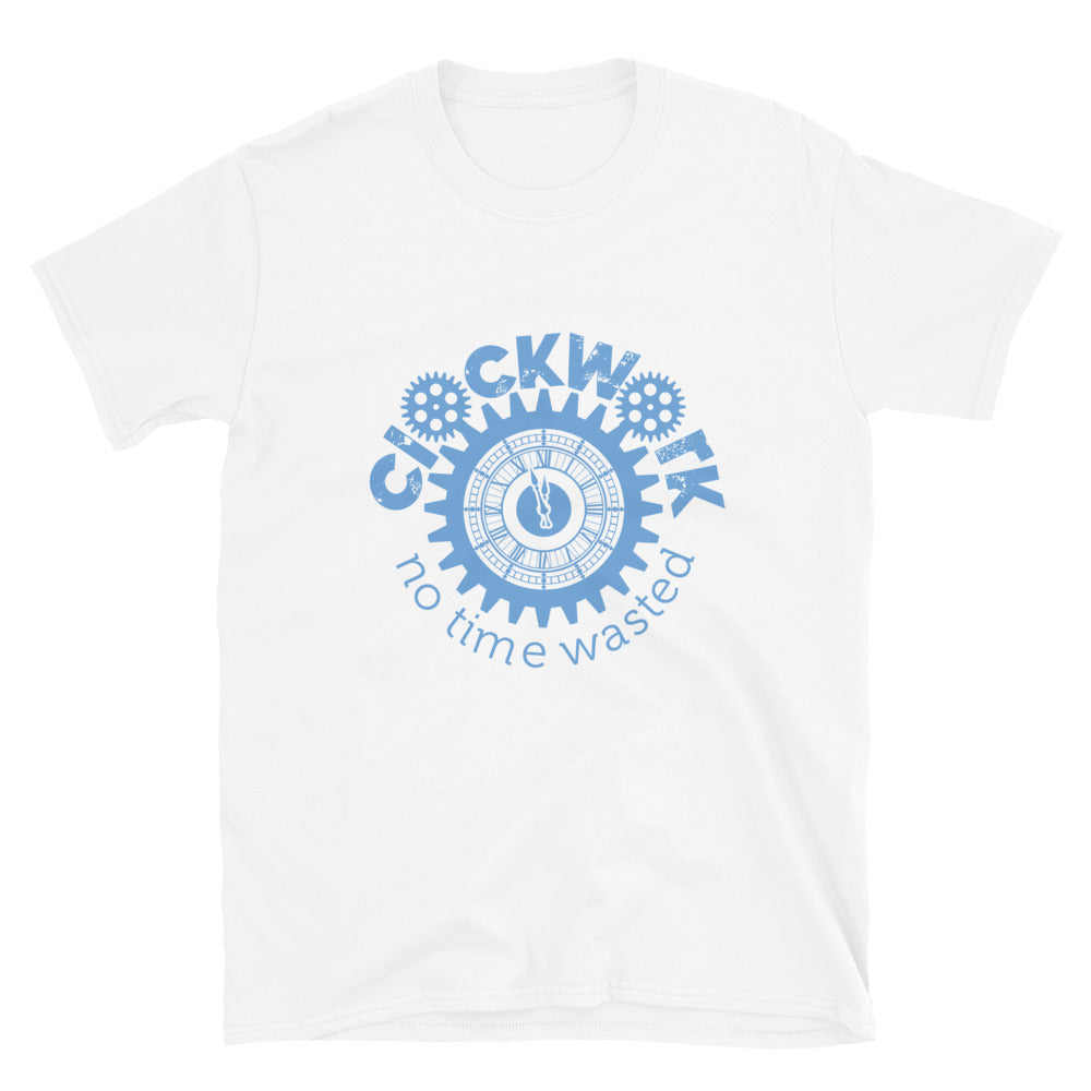 Clockwork Blue Logo Short-Sleeve Unisex T-Shirt