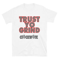 Trust Yo Grind Utility Black logo White Short-Sleeve Unisex T-Shirt