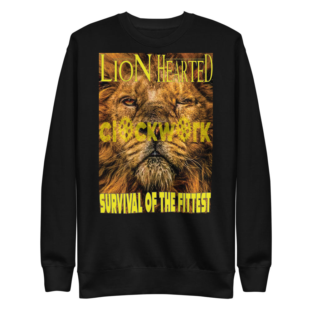 Clockwork Lion Hearted Unisex Fleece Pullover