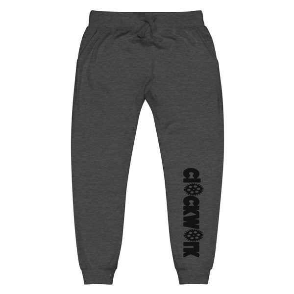 Clockwork word fleece sweatpants