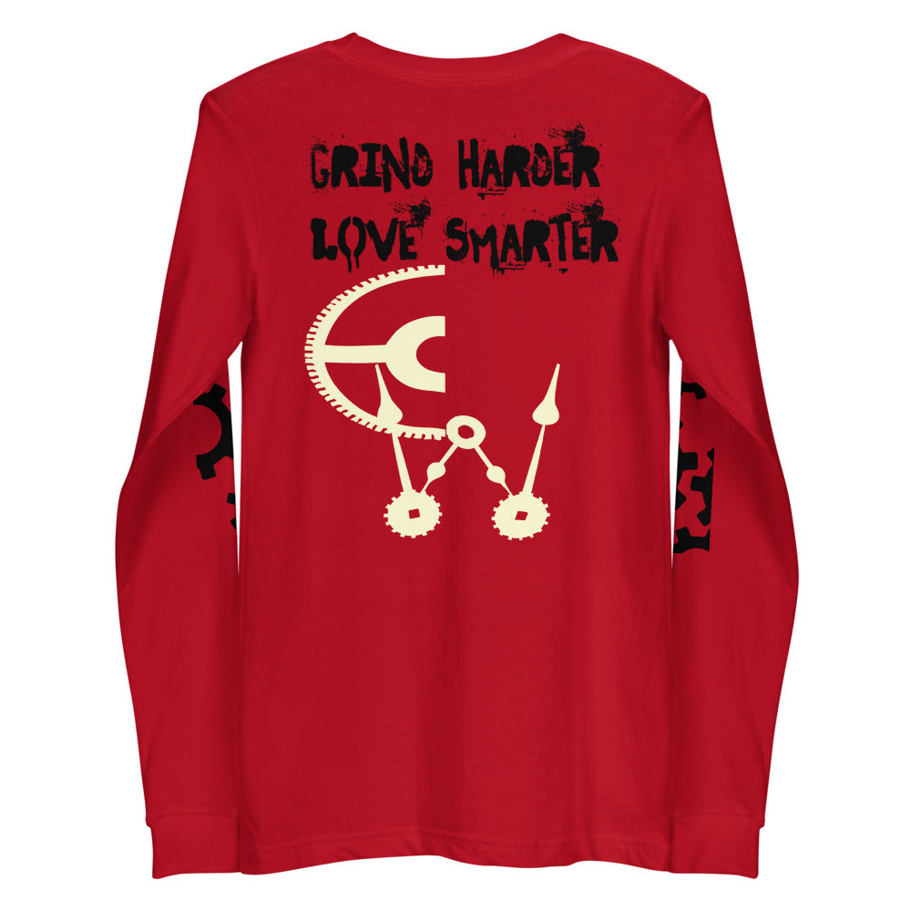 Clockwork Grind Harder Unisex Long Sleeve Tee