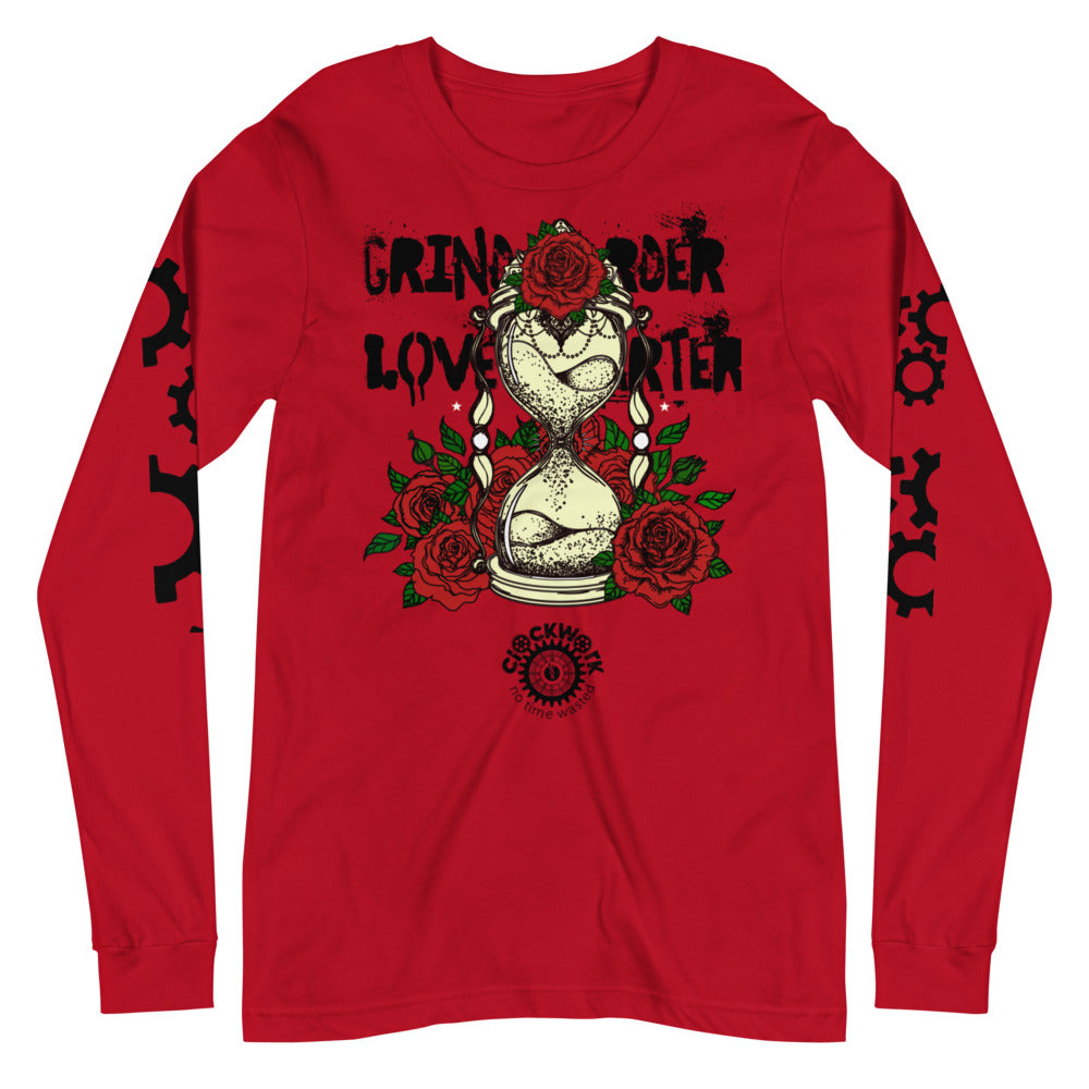 Clockwork Grind Harder Unisex Long Sleeve Tee