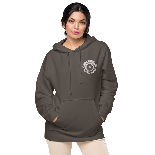 Clockwork Logo Unisex pigment-dyed hoodie