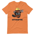 Orange Clockwork Beaver Short-Sleeve Unisex T-Shirt
