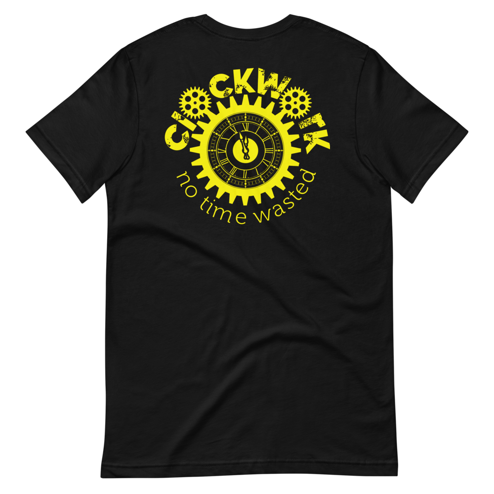 Clockwork Beaver/ Back Clockwork Logo Short-Sleeve Unisex T-Shirt