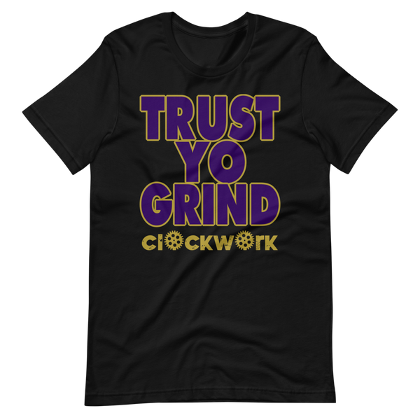 Clockwork Trust Yo Grind NFL Ravens Short-Sleeve Unisex T-Shirt