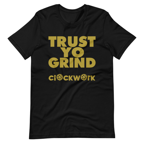 Clockwork Trust Yo Grind NFL Saints Short-Sleeve Unisex T-Shirt