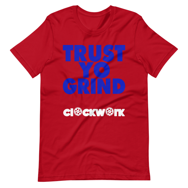 Clockwork Trust Yo Grind NFL Giants Short-Sleeve Unisex T-Shirt