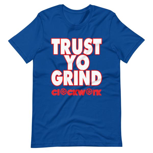 Clockwork Trust Yo Grind NFL Bills Short-Sleeve Unisex T-Shirt