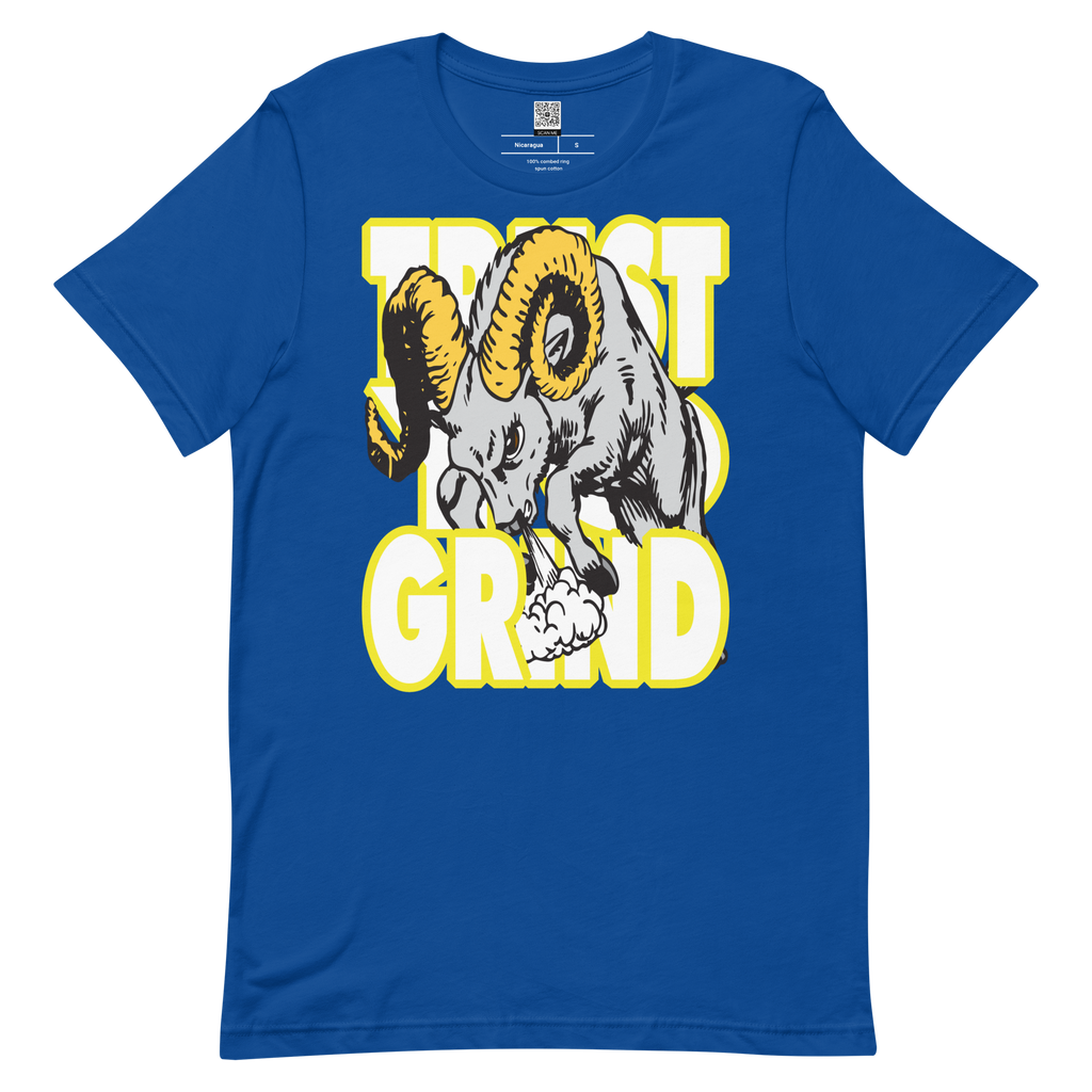 Trust Yo Grind Rams NFL logo Unisex t-shirt