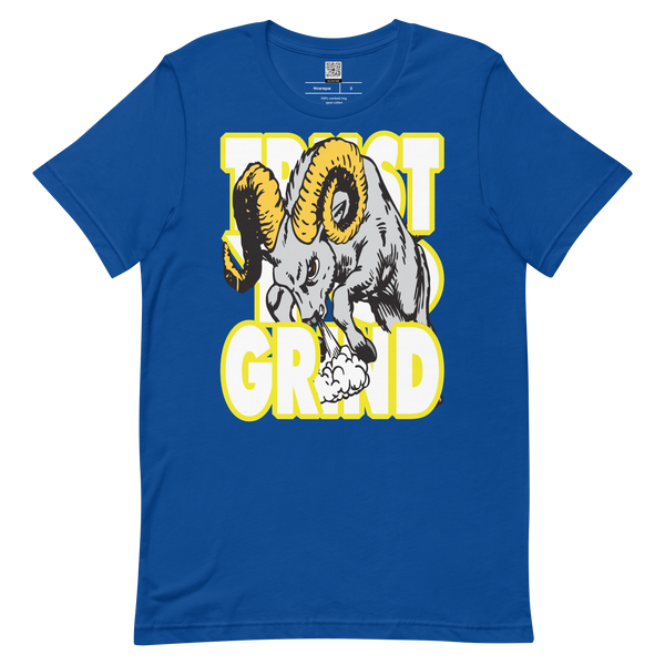 Trust Yo Grind Rams NFL logo Unisex t-shirt