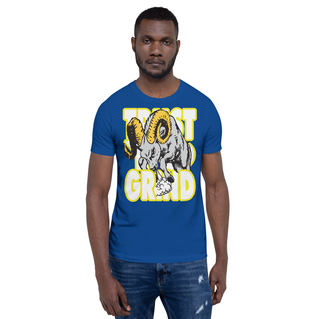 Trust Yo Grind Rams NFL logo Unisex t-shirt