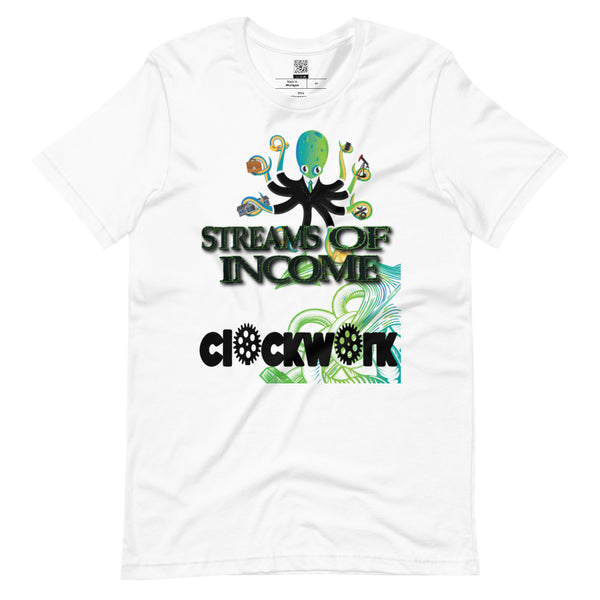 Clockwork Octopus Streams Of Income Short-Sleeve Unisex T-Shirt