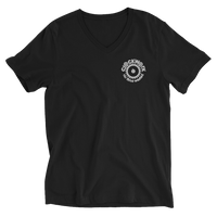 Black Clockwork Unisex Short Sleeve V-Neck T-Shirt