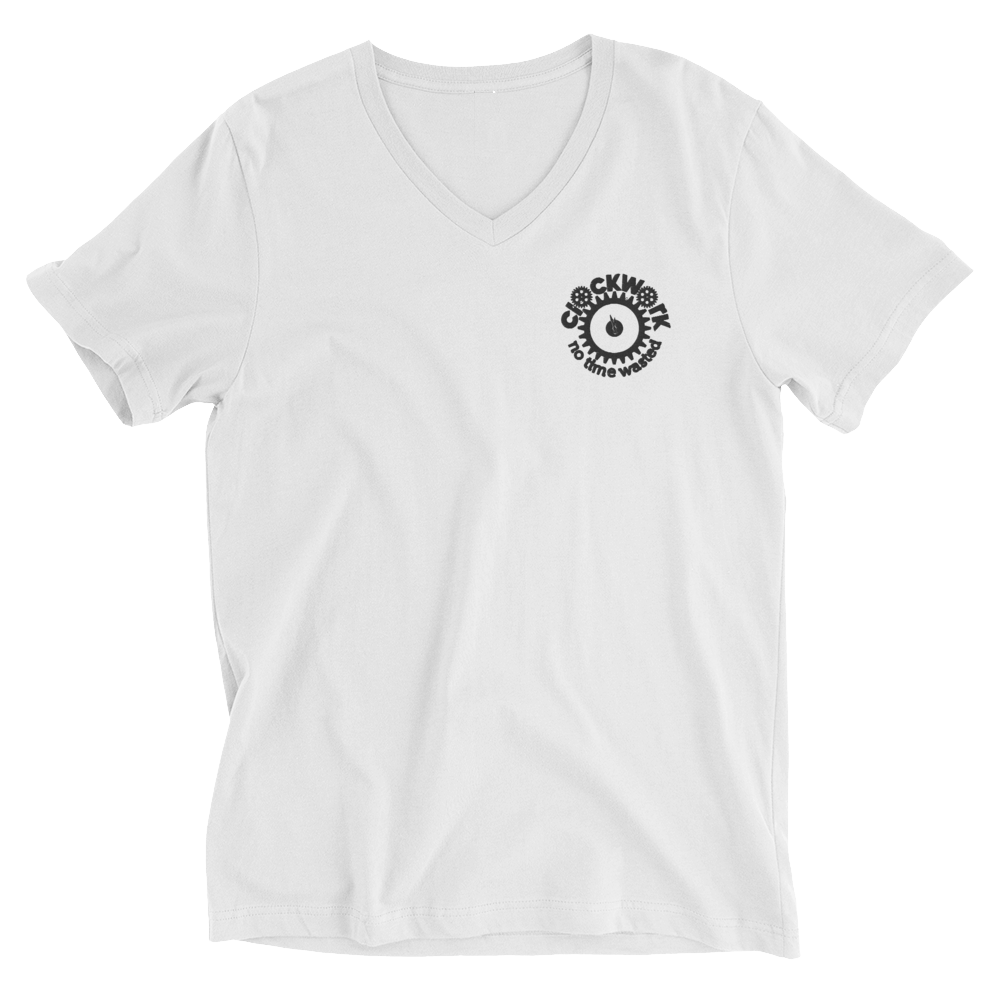 Clockwork Unisex Short Sleeve V-Neck T-Shirt