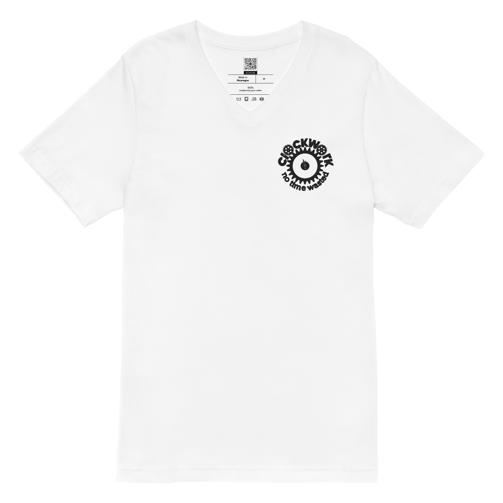 Clockwork Unisex Short Sleeve V-Neck T-Shirt