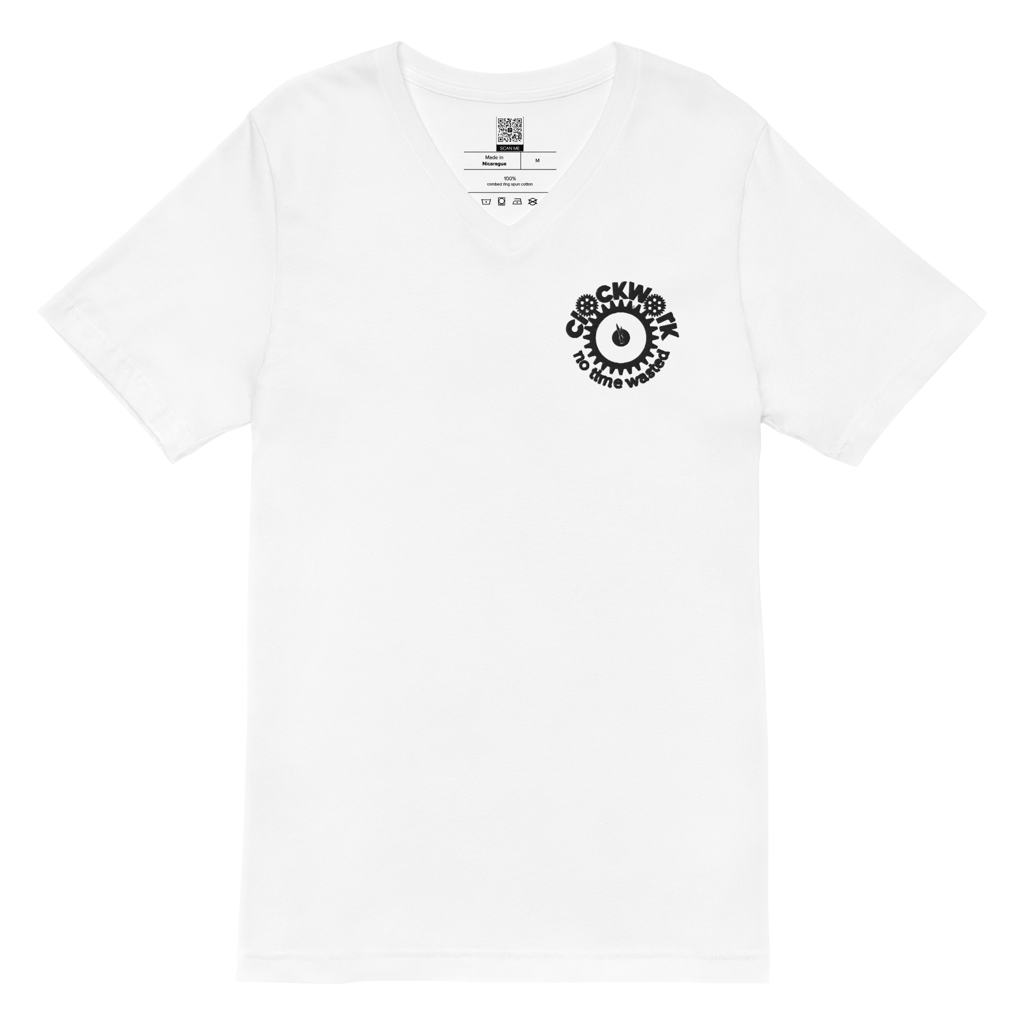 Clockwork Unisex Short Sleeve V-Neck T-Shirt
