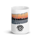 Clockwork Rise And Grind White glossy mug