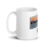 Clockwork Rise And Grind White glossy mug