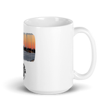 Clockwork Rise And Grind White glossy mug